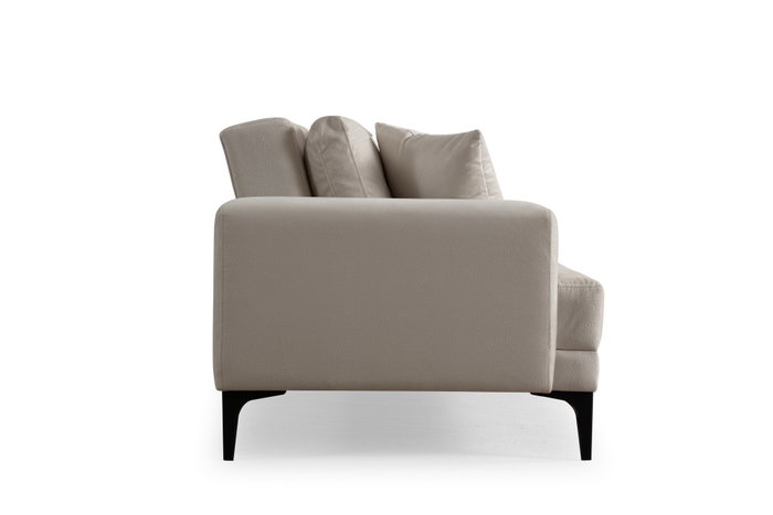 Atelier Del Sofa Sofá de 3 Plazas Astana 3 Seater - Ecru, Largo 234cm, Ancho 100cm, Alto 78cm